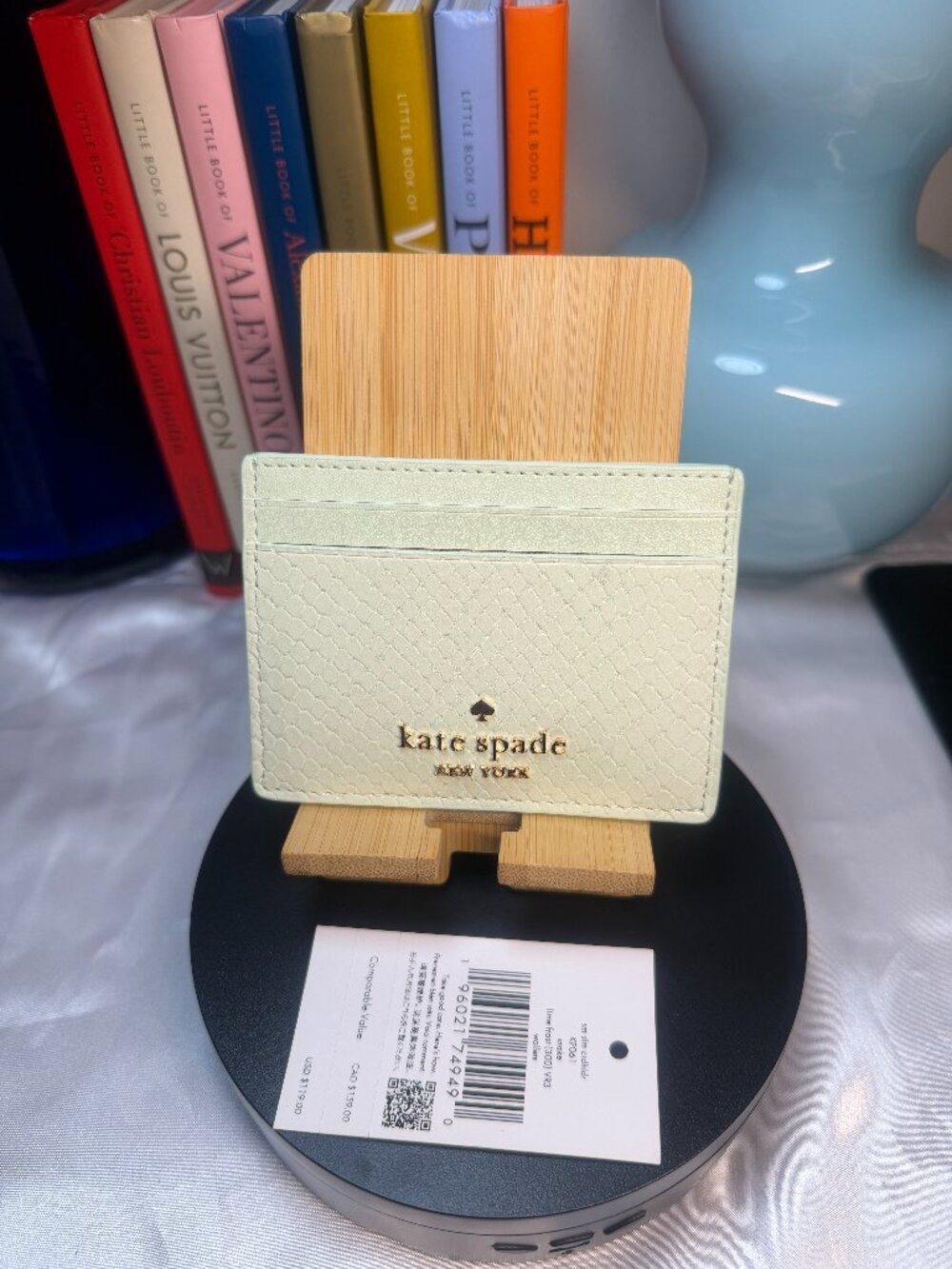 Kate Spade Snake Small Slim Card Holder NWT